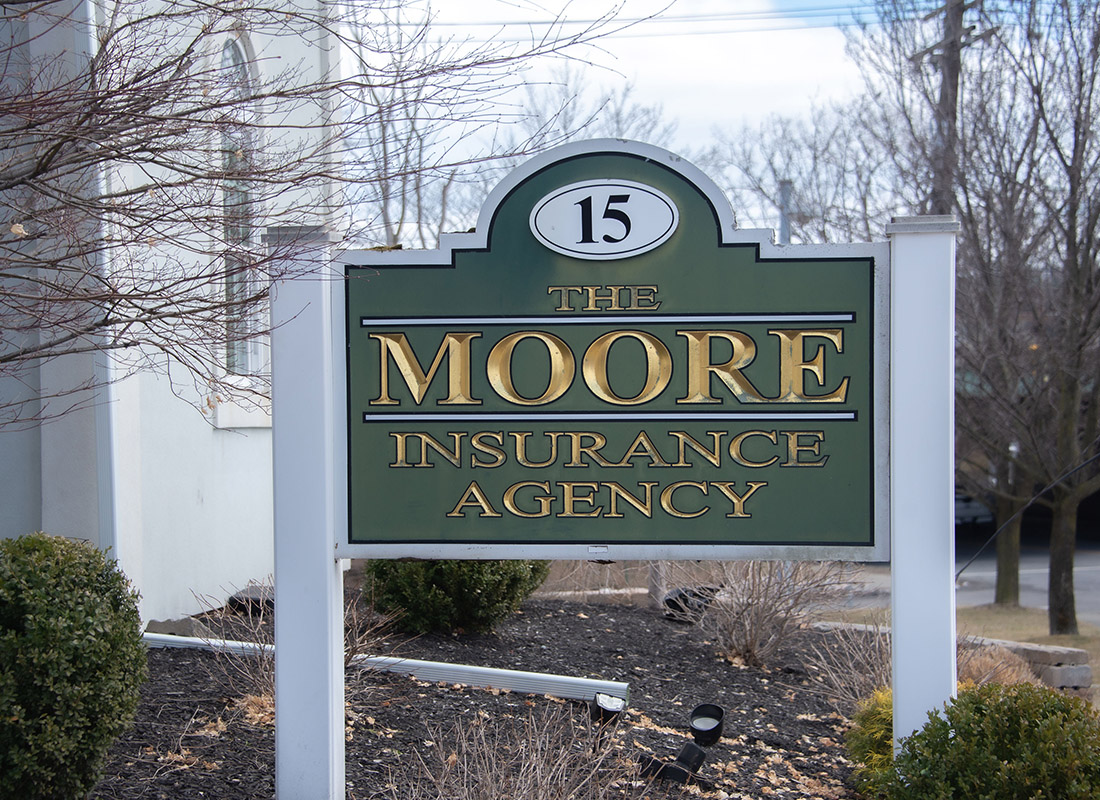 Watervliet, NY - Moore Insurance Agency Office Sign